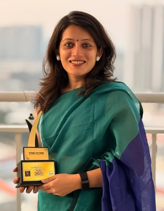 Megha Terse Mandke, Registered Dietitian, at her Hyderabad clinic